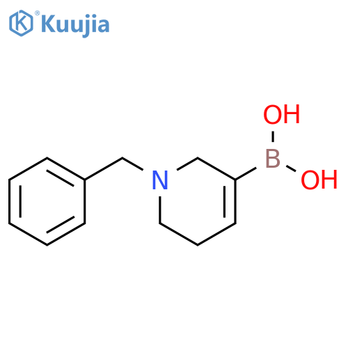 1-benzyl-1,2,5,6-tetrahydropyridin-3-yl-3-boronic acid structure
