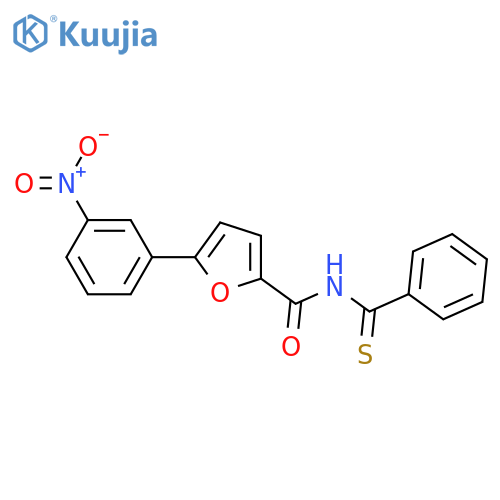 2-Furancarboxamide, 5-(3-nitrophenyl)-N-(phenylthioxomethyl)- structure