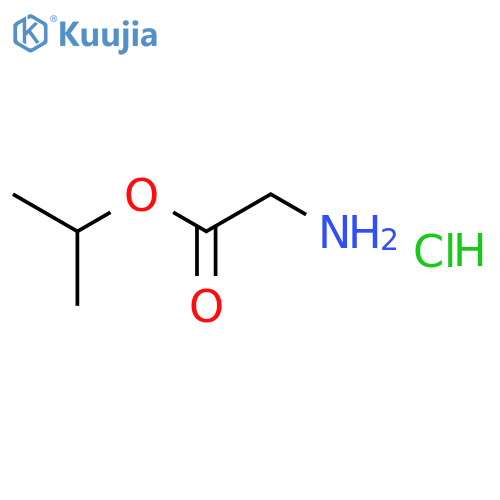 Isopropyl 2-aminoacetate hydrochloride structure