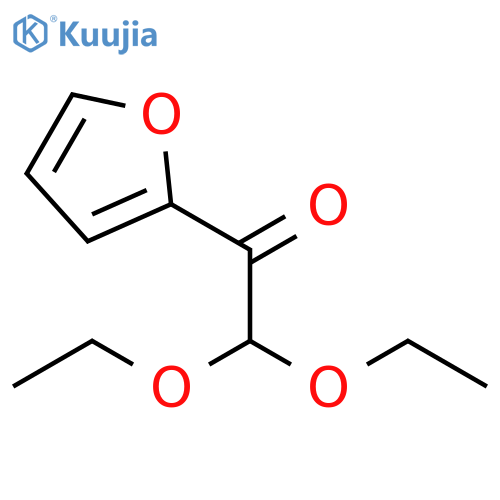 2,2-diethoxy-1-(furan-2-yl)ethan-1-one structure