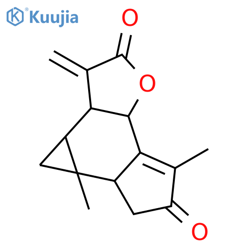 Cycloprop[6,7]indeno[4,5-b]furan-2,6(3H,3bH)-dione, 3a,4,4a,4b,5,7b-hexahydro-4a,7-dimethyl-3-methylene-(8CI,9CI) structure