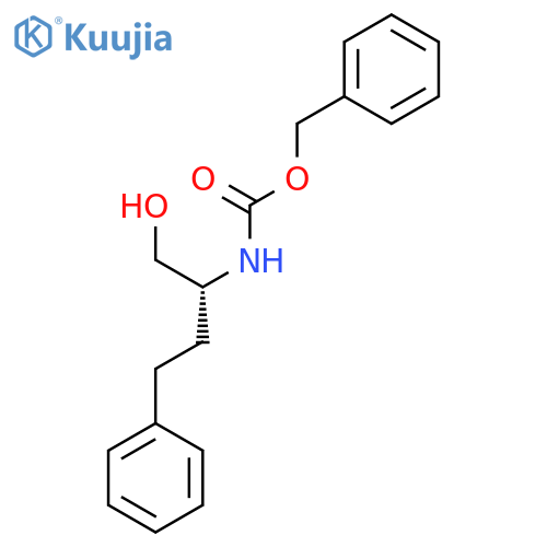 benzyl N-(2R)-1-hydroxy-4-phenylbutan-2-ylcarbamate structure