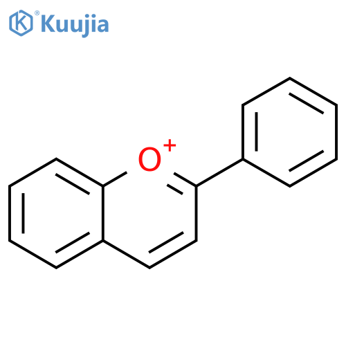 1-Benzopyrylium, 2-phenyl- structure