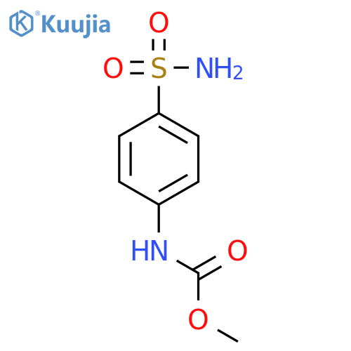 methyl N-(4-sulfamoylphenyl)carbamate structure