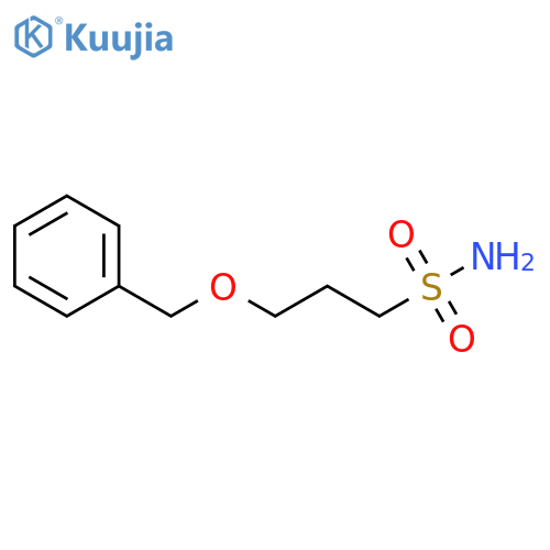 3-(benzyloxy)propane-1-sulfonamide structure