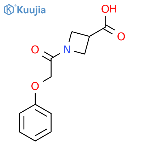 1-(2-Phenoxyacetyl)azetidine-3-carboxylic acid structure