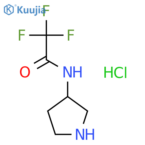 (3R)-(+)-3-(Trifluoroacetamido)pyrrolidine Hydrochloride structure