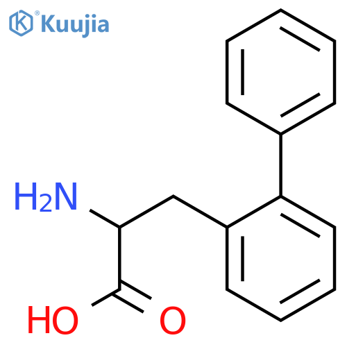 2-amino-3-(2-phenylphenyl)propanoic acid structure
