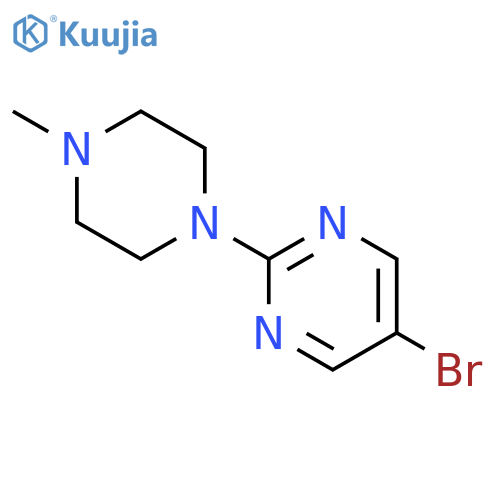 5-Bromo-2-(4-methylpiperazin-1-yl)pyrimidine structure
