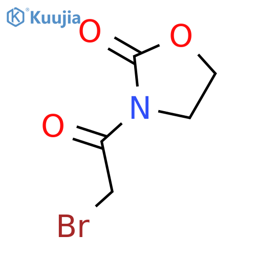 2-Oxazolidinone,3-(2-bromoacetyl)- structure