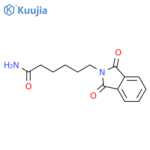 6-(1,3-dioxo-2,3-dihydro-1H-isoindol-2-yl)hexanamide structure