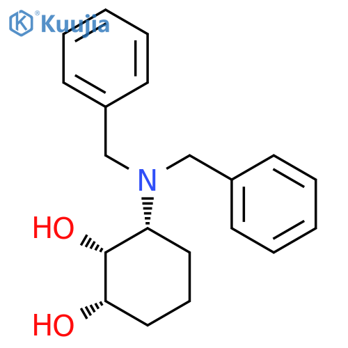 (1S,2R,3R)-3-(dibenzylamino)cyclohexane-1,2-diol structure