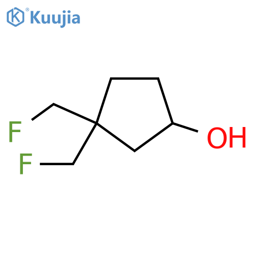 3,3-bis(fluoromethyl)cyclopentan-1-ol structure