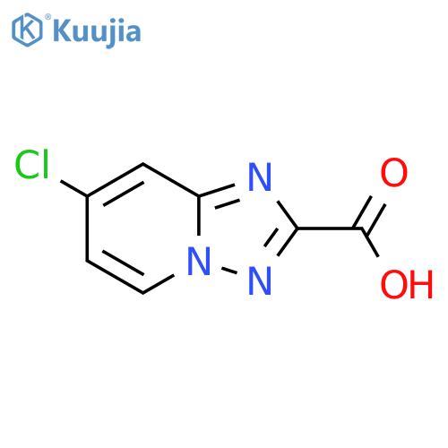 7-Chloro-[1,2,4]triazolo[1,5-a]pyridine-2-carboxylic acid structure