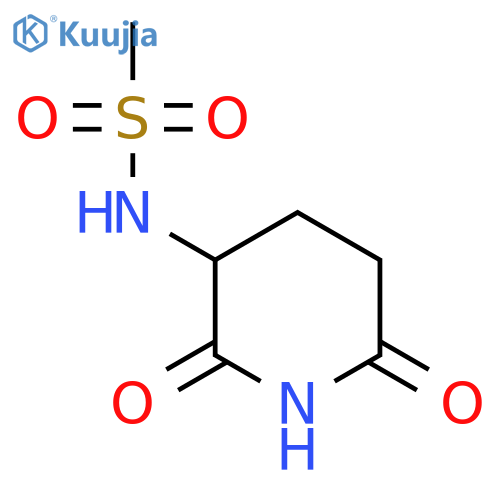 N-(2,6-Dioxopiperidin-3-YL)methanesulfonamide structure