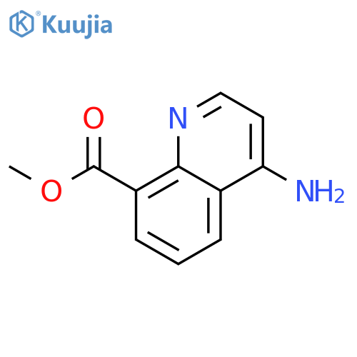 methyl 4-aminoquinoline-8-carboxylate structure