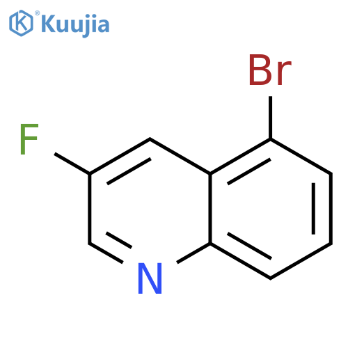 5-bromo-3-fluoro-quinoline structure