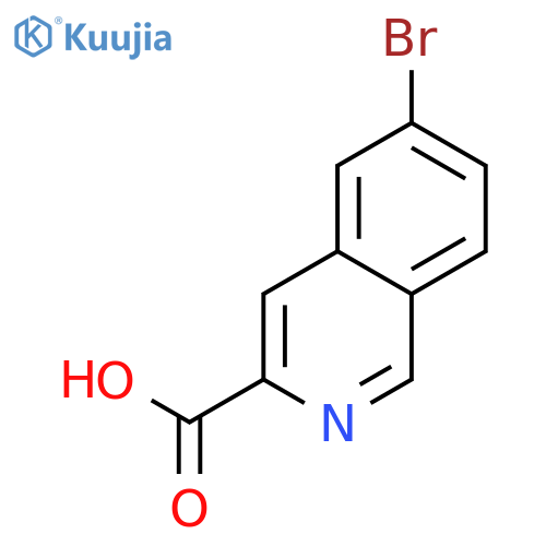 6-Bromoisoquinoline-3-carboxylic acid structure
