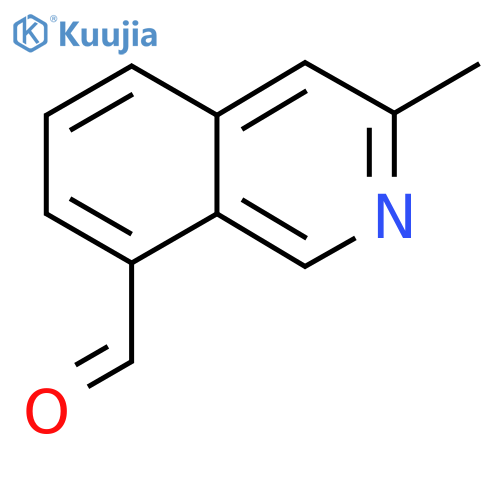 3-Methylisoquinoline-8-carbaldehyde structure