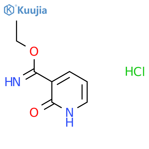 Ethyl 2-oxo-1,2-dihydropyridine-3-carboximidoate hydrochloride structure