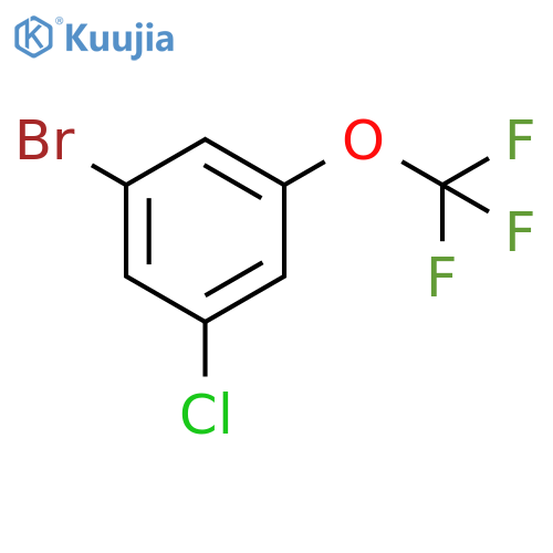 1-Bromo-3-chloro-5-(trifluoromethoxy)benzene structure