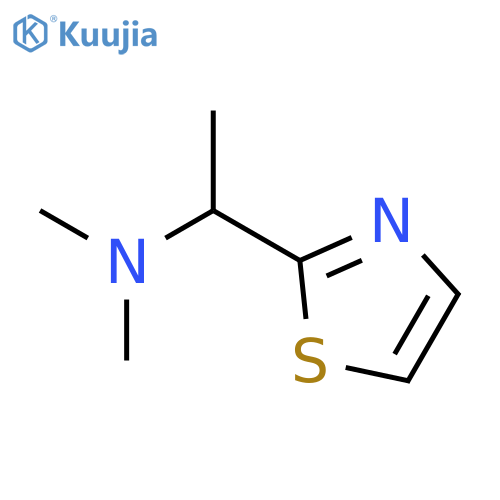 N,N-Dimethyl-1-(thiazol-2-yl)ethanamine structure