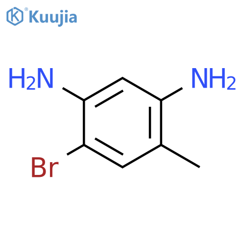 4-bromo-6-methylbenzene-1,3-diamine structure