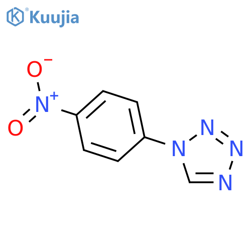 1-(4-nitrophenyl)-1H-1,2,3,4-tetrazole structure