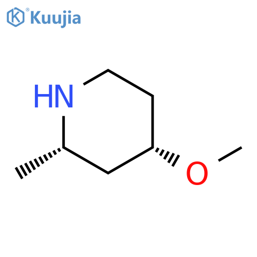 (2S,4S)-4-Methoxy-2-methyl-piperidine structure