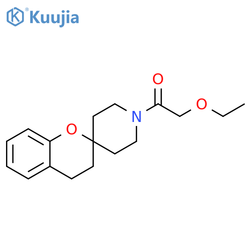 1-{3,4-dihydrospiro[1-benzopyran-2,4'-piperidine]-1'-yl}-2-ethoxyethan-1-one structure