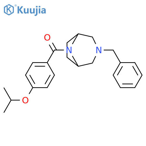 3-benzyl-8-[4-(propan-2-yloxy)benzoyl]-3,8-diazabicyclo[3.2.1]octane structure