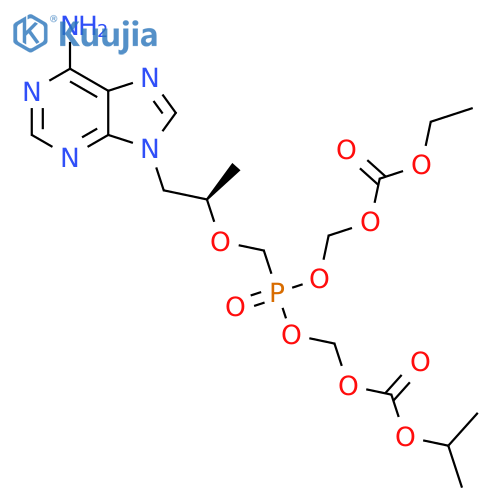 Tenofovir Isopropyl Ethyl Diester structure