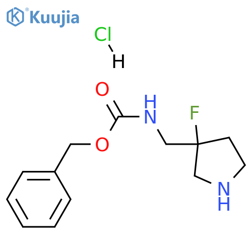 Benzyl ((3-Fluoropyrrolidin-3-Yl)Methyl)Carbamate Hydrochloride(WX604635) structure
