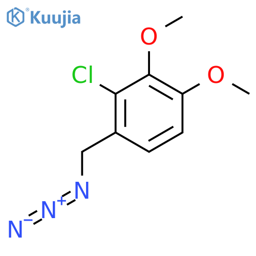 1-(Azidomethyl)-2-chloro-3,4-dimethoxybenzene structure