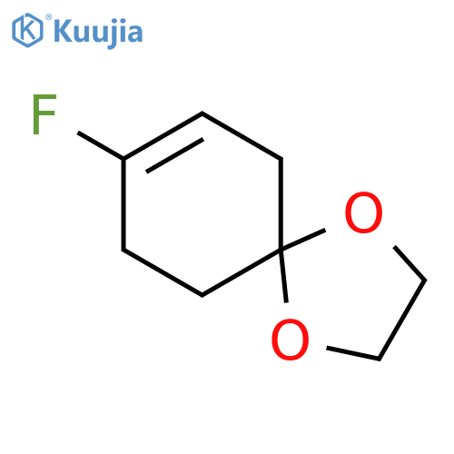 1,4-Dioxaspiro[4.5]dec-7-ene, 8-fluoro- structure