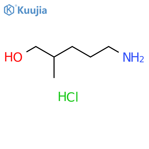5-amino-2-methylpentan-1-ol hydrochloride structure