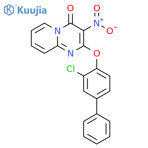 2-({3-chloro-[1,1'-biphenyl]-4-yl}oxy)-3-nitro-4H-py
rido[1,2-a]pyrimidin-4-one structure