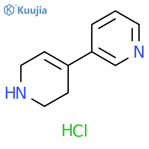 1',2',3',6'-tetrahydro-3,4'-bipyridine dihydrochloride structure