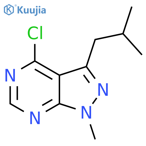 4-Chloro-3-isobutyl-1-methyl-1H-pyrazolo[3,4-d]pyrimidine structure