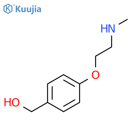 4-(2-Methylaminoethoxy)phenylmethanol structure