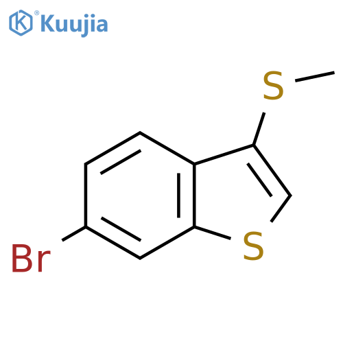 6-Bromo-3-(methylthio)benzo[B]thiophene structure