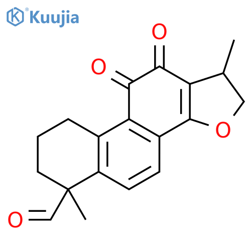 Phenanthro[1,2-b]furan-6-carboxaldehyde,1,2,6,7,8,9,10,11-octahydro-1,6-dimethyl-10,11-dioxo- structure