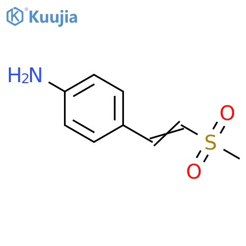 4-(2-methanesulfonylethenyl)aniline structure