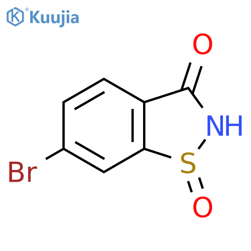 6-bromobenzodisothiazol-3(2H)-one 1-oxide structure