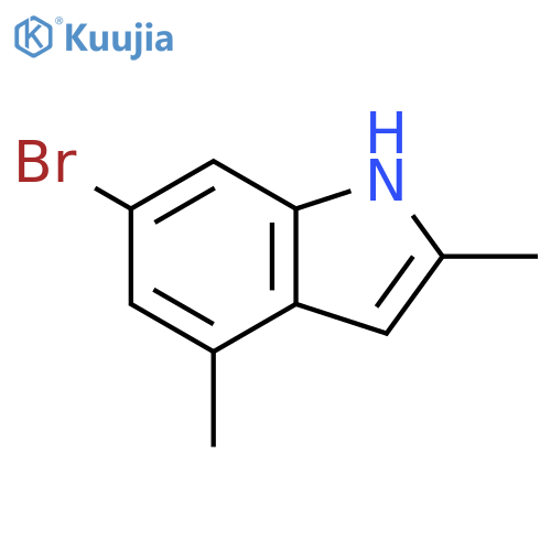 6-bromo-2,4-dimethyl-1H-indole structure