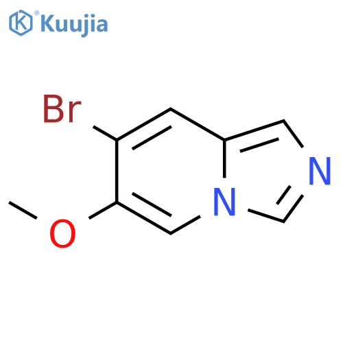 7-bromo-6-methoxy-imidazo[1,5-a]pyridine structure