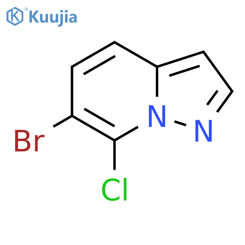 6-Bromo-7-chloropyrazolo[1,5-a]pyridine structure