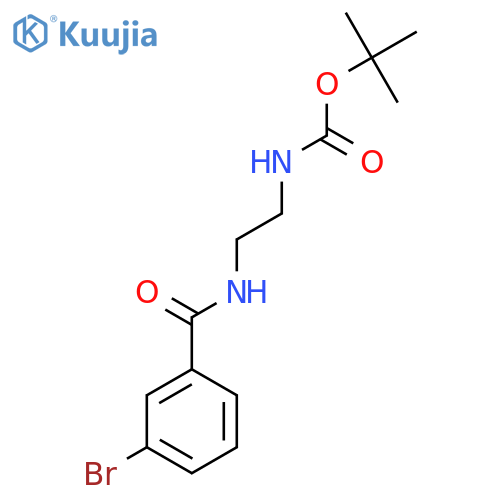 Tert-Butyl 2-[(3-bromobenzoyl)amino]ethylcarbamate structure