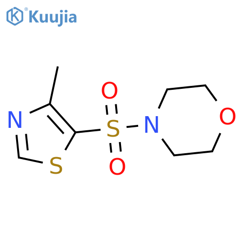 4-[(4-Methyl-1,3-thiazol-5-yl)sulfonyl]morpholine structure