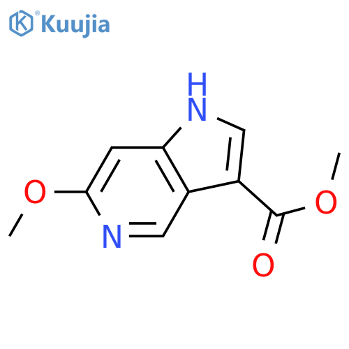 Methyl 6-Methoxy-5-azaindole-3-carboxylate structure